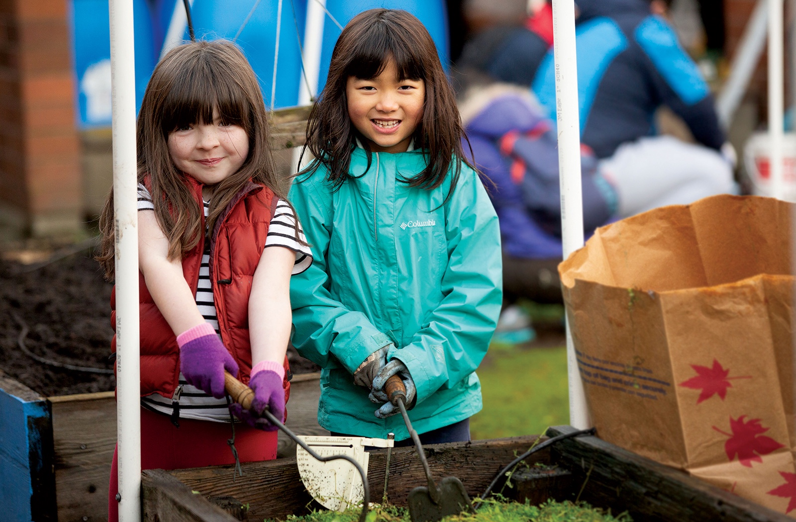 Photo of young volunteers working on MLK Jr. Day of Service 2019