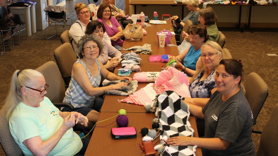 The Getting Crafty for Newborns volunteer group.